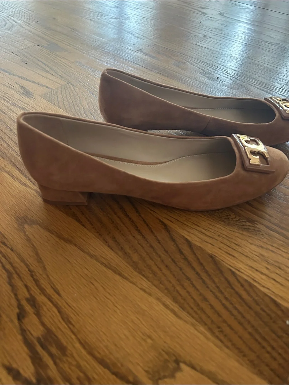 Tory Burch Gigi Suede Pump in Royal Tan